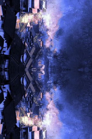 中国风印花华亿平台图片