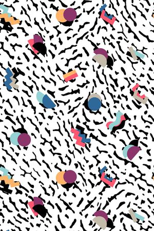 几何印花华亿平台图片