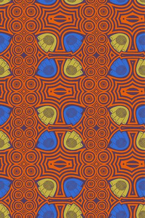 抽象几何印花华亿平台图片