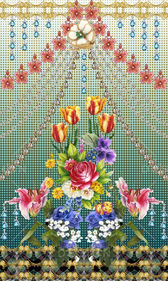 抽象印花华亿平台图片