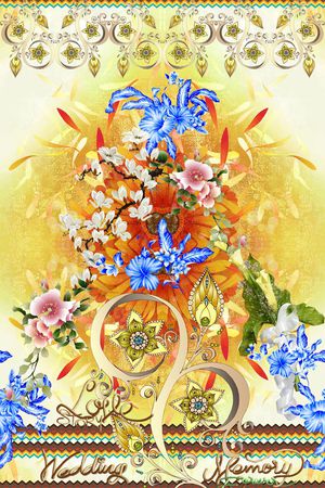 抽象印花华亿平台图片