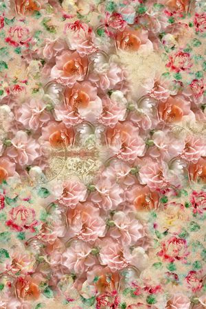 暖色印花华亿平台图片