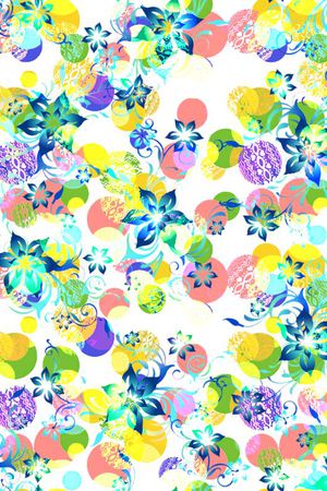 清新印花华亿平台图片