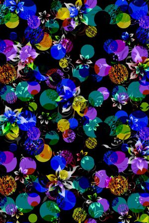 清新印花华亿平台图片