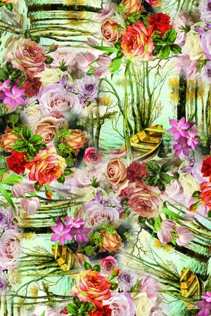 时尚印花华亿平台图片