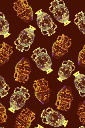 复古印花华亿平台图片