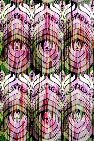 抽象印花华亿平台图片