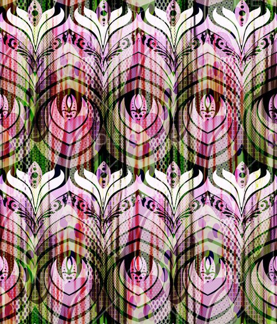 抽象印花华亿平台图片