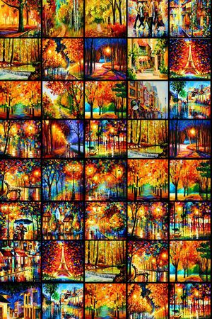 风景印花华亿平台图片