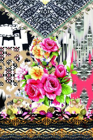 几何  领花印花华亿平台图片