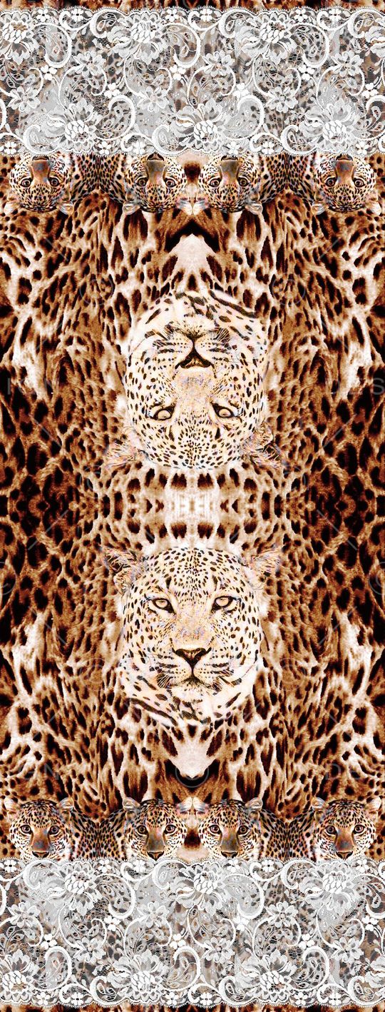 豹纹印花华亿平台图片