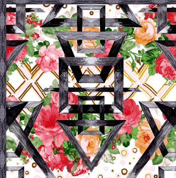 创意复古印花华亿平台图片