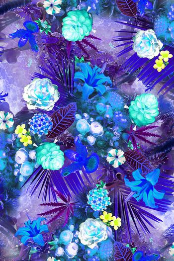 395475-丛林热带水果花卉