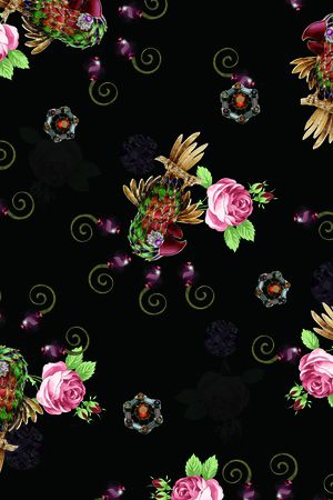 时尚印花华亿平台图片