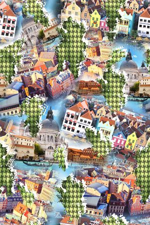 抽象印花华亿平台图片