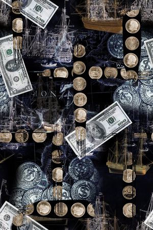 大牌复古航海 金币印花华亿平台图片