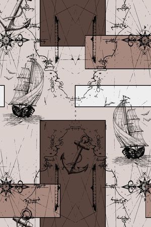 复古印花华亿平台图片