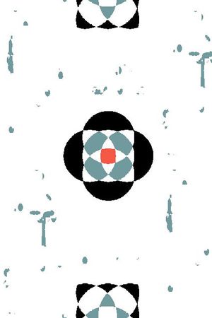 简单方块印花华亿平台图片