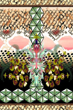 几何印花华亿平台图片