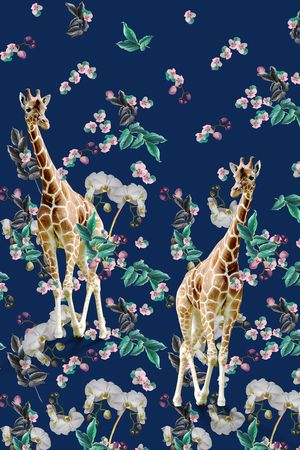 乱花印花华亿平台图片