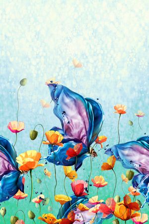 抽象印花华亿平台图片