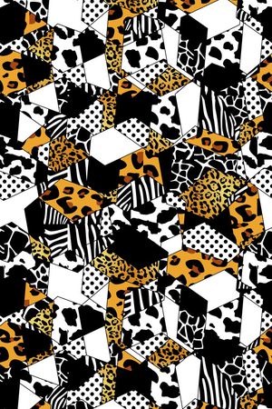 豹纹印花华亿平台图片