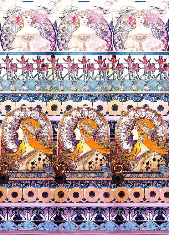 巴洛克印花华亿平台图片