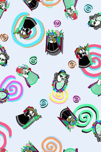 395977-卡通京剧脸谱秀