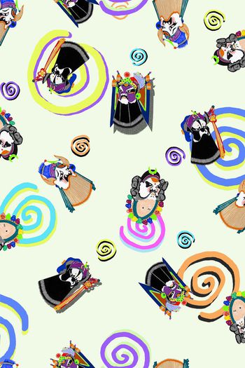 395979-卡通京剧脸谱秀