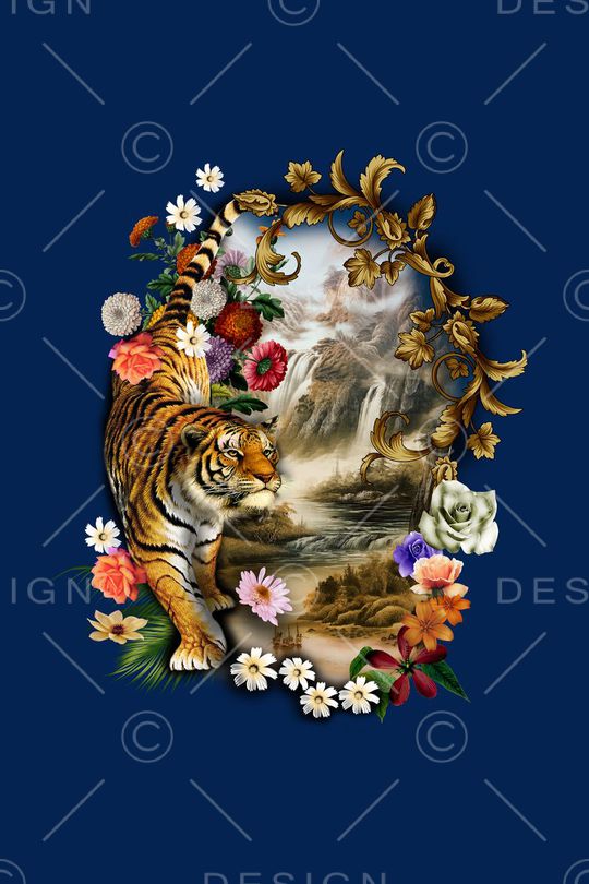 欧式花纹印花华亿平台图片