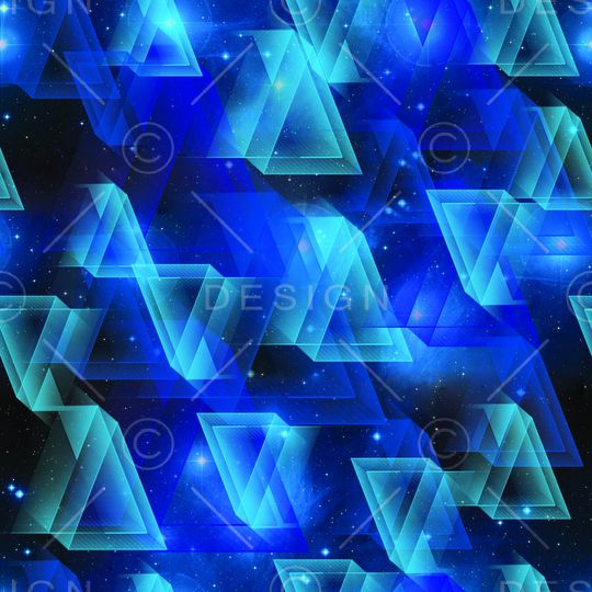 抽象几何印花华亿平台图片