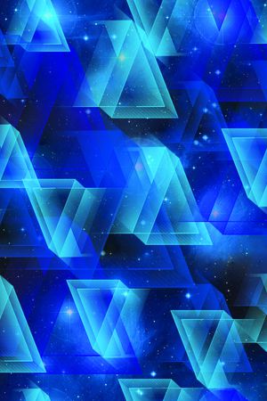 抽象几何印花华亿平台图片