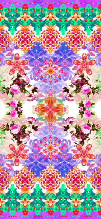 396105-俄罗斯东欧纹饰花卉定位