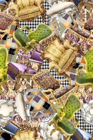 欧式印花华亿平台图片