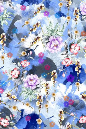 抽象印花华亿平台图片