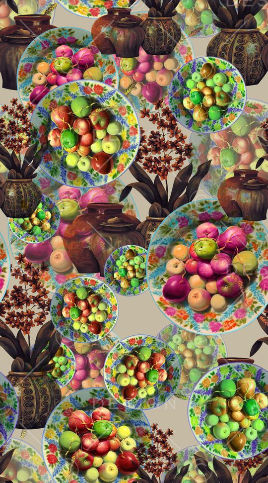 欧式印花华亿平台图片