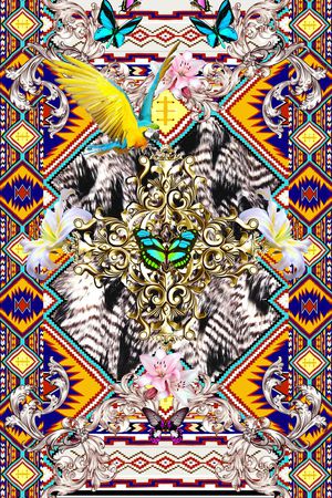 大牌印花华亿平台图片