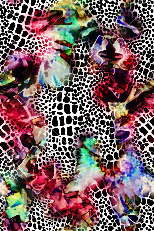 抽象印花华亿平台图片