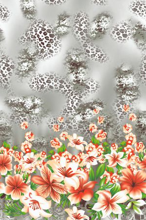 抽象印花华亿平台图片