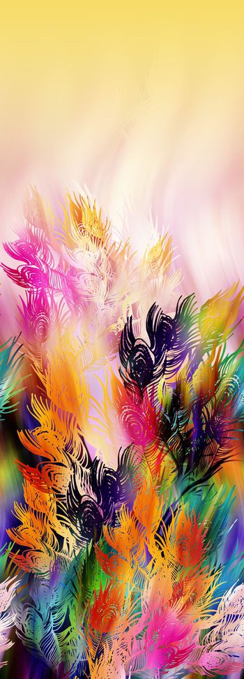 抽象印花华亿平台图片