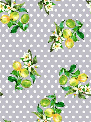 396334-水果点子花卉满版印花