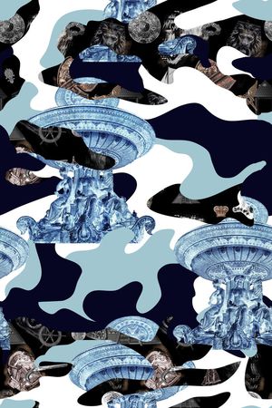 大牌欧式妇女男装女装印花华亿平台图片