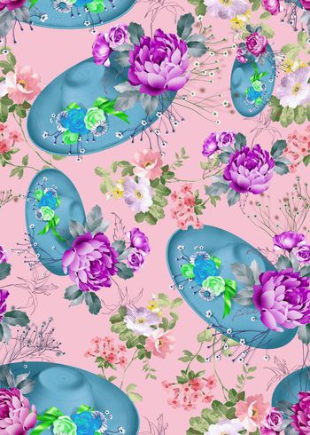 396359-草帽手绘花