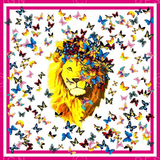 大方巾印花华亿平台图片