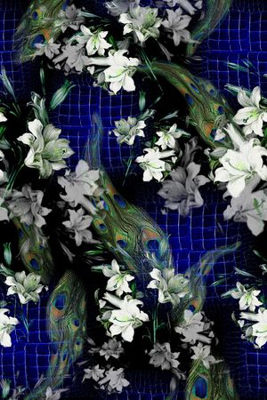 抽象印花华亿平台图片