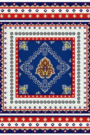 时尚古典印花华亿平台图片