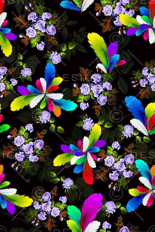 时尚流行印花华亿平台图片