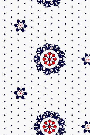 小碎花印花华亿平台图片