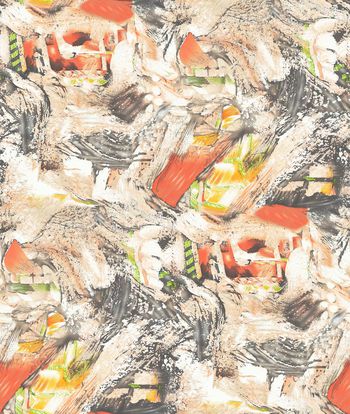 396580-抽象水墨 山水风光