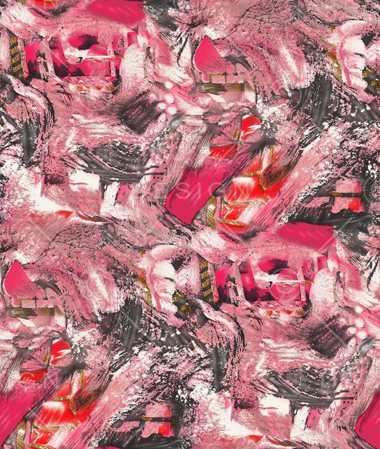 中国风印花华亿平台图片